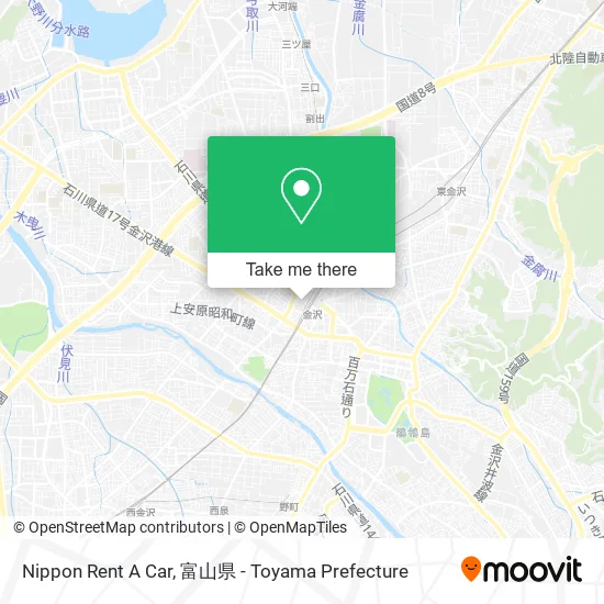 Nippon Rent A Car map