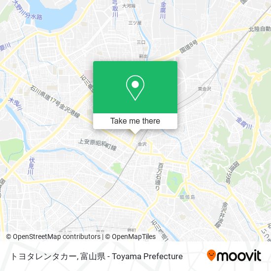 トヨタレンタカー map