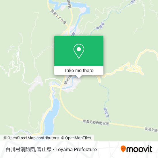 白川村消防団 map