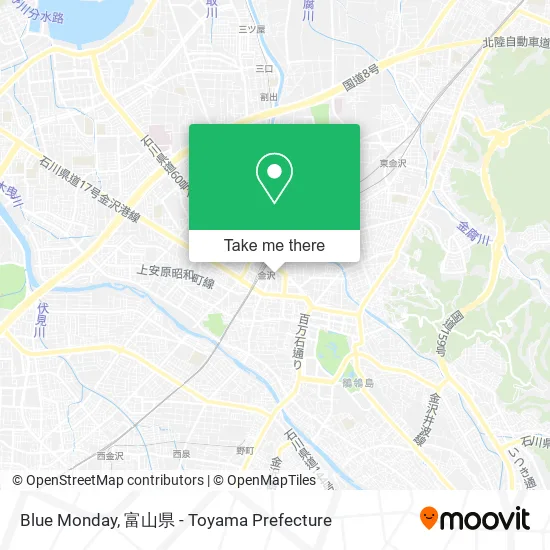 Blue Monday map
