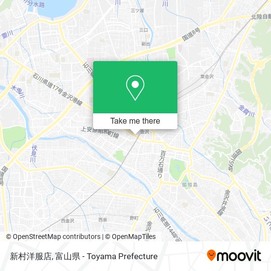 新村洋服店 map