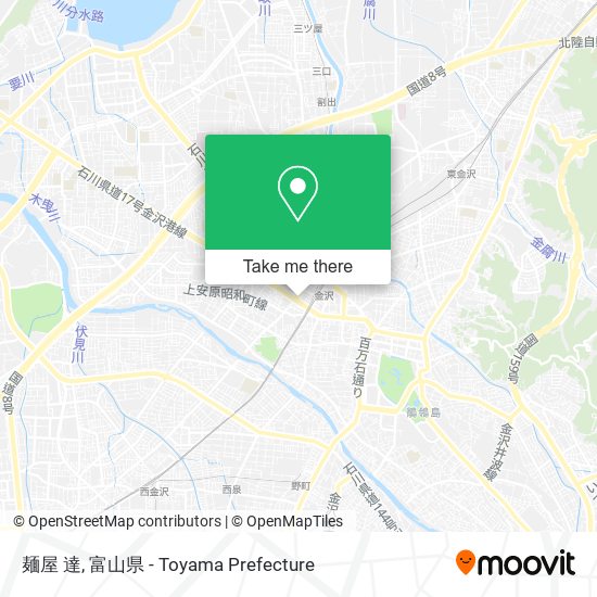 麺屋 達 map