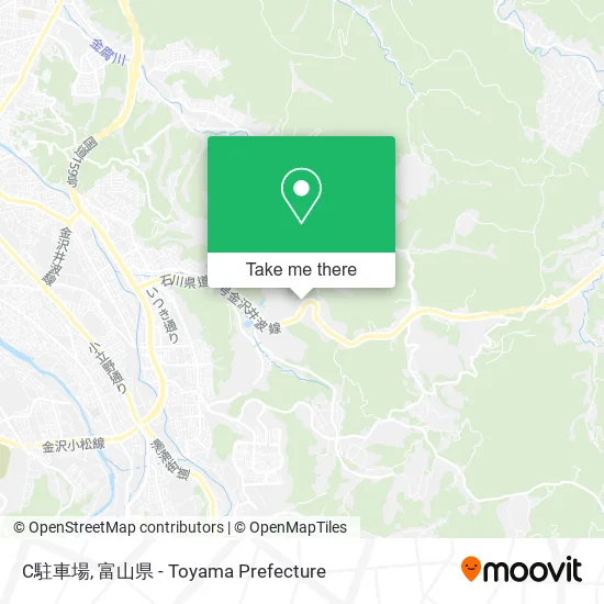 C駐車場 map