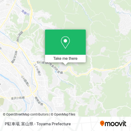 P駐車場 map
