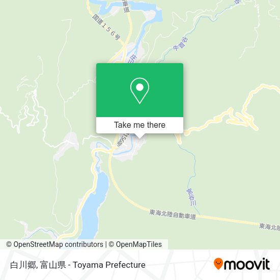 白川郷 map