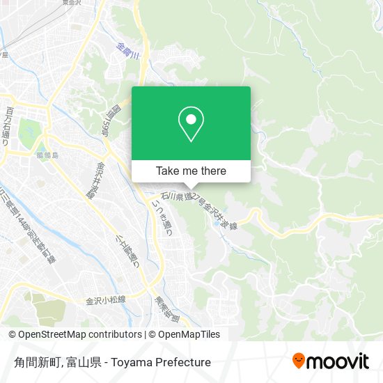 角間新町 map