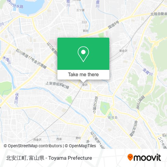 北安江町 map