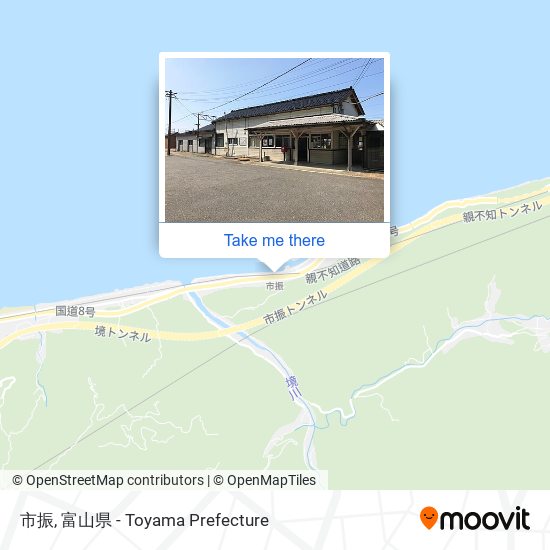 市振 map