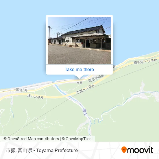 市振 map