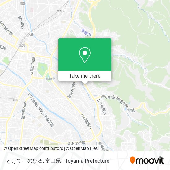 とけて、のびる map