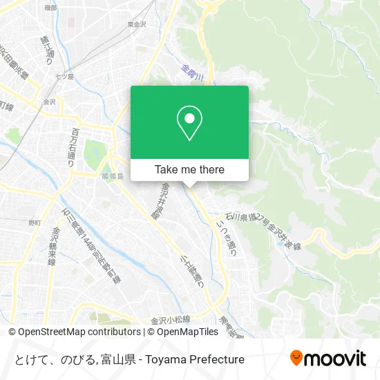 とけて、のびる map