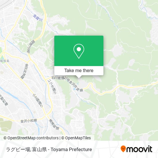 ラグビー場 map