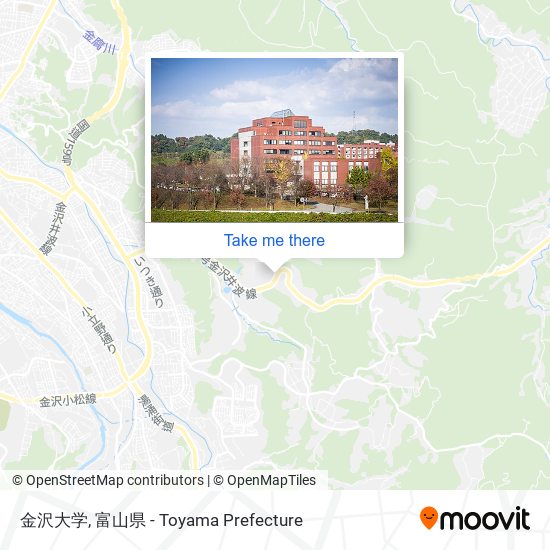 金沢大学 map