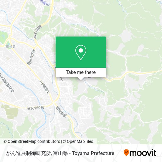 がん進展制御研究所 map