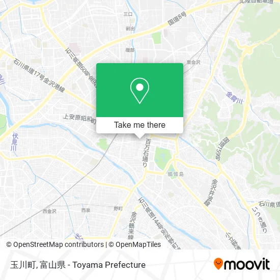 玉川町 map