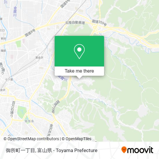 御所町一丁目 map