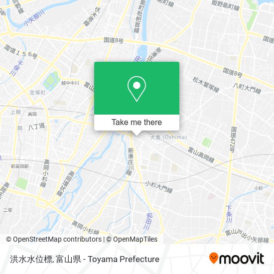 洪水水位標 map