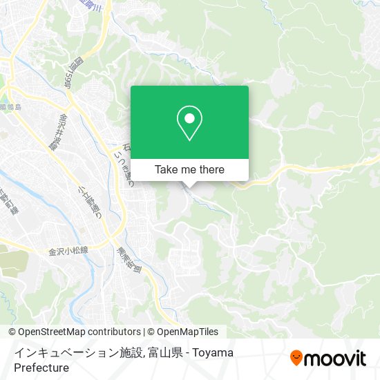 インキュベーション施設 map