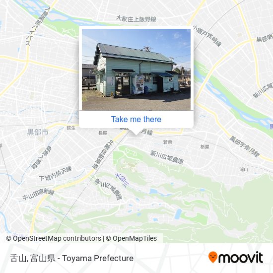 舌山 map