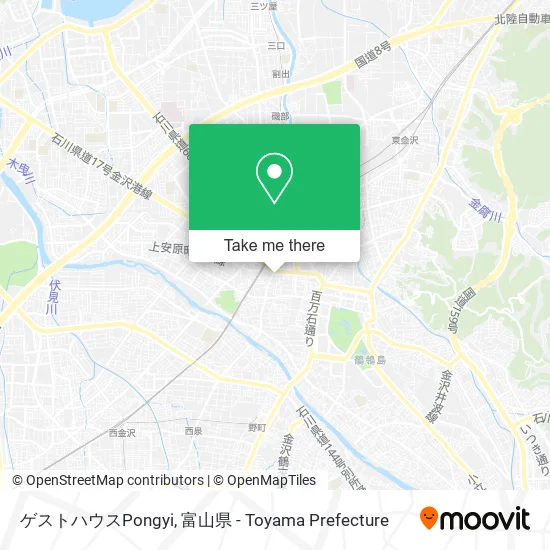 ゲストハウスPongyi map