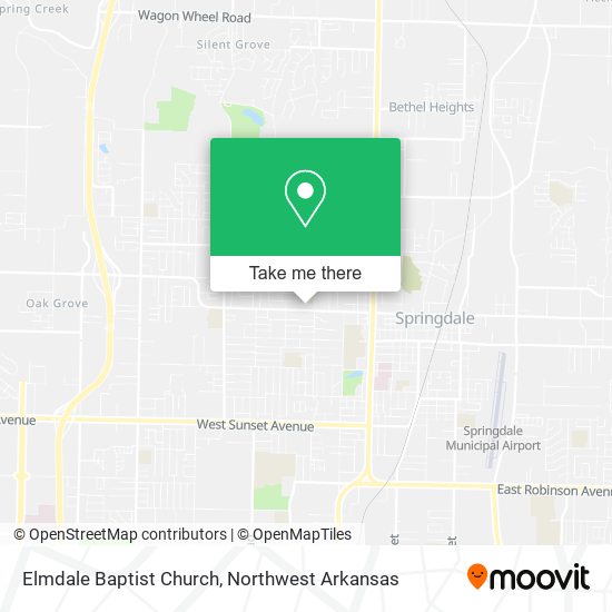 Elmdale Baptist Church map