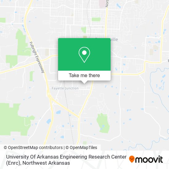 Mapa de University Of Arkansas Engineering Research Center (Enrc)