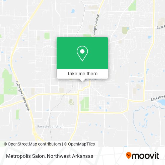 Metropolis Salon map