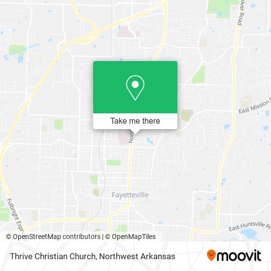 Thrive Christian Church map