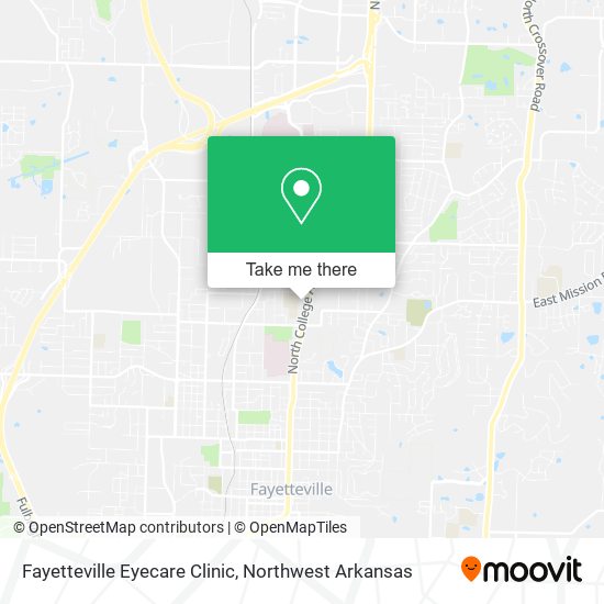 Fayetteville Eyecare Clinic map