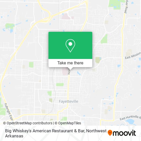 Big Whiskey's American Restaurant & Bar map