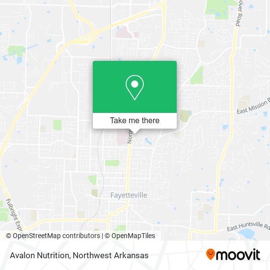 Avalon Nutrition map