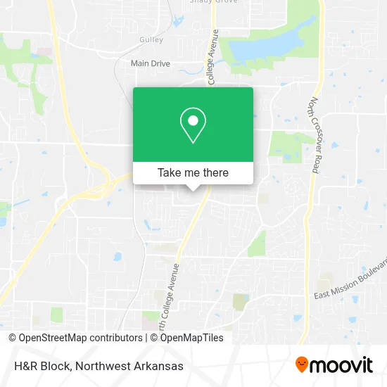 H&R Block map