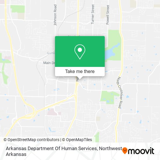 Arkansas Department Of Human Services map