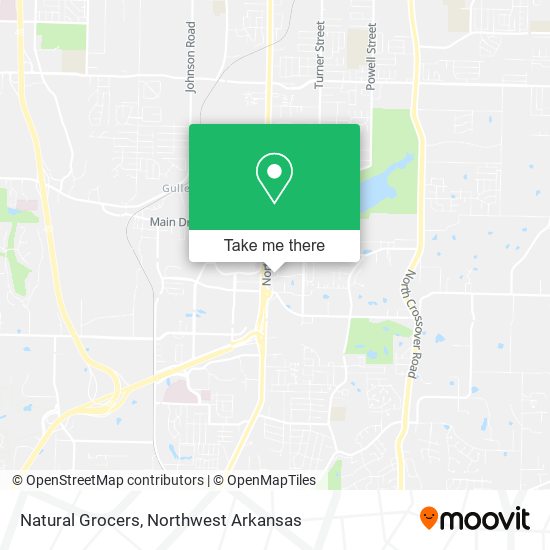 Natural Grocers map