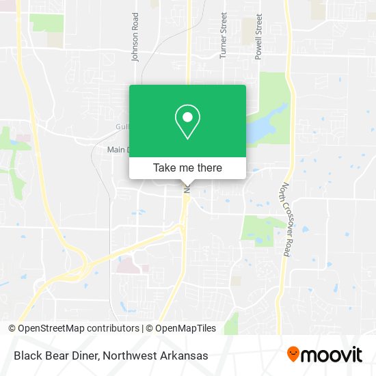 Black Bear Diner map