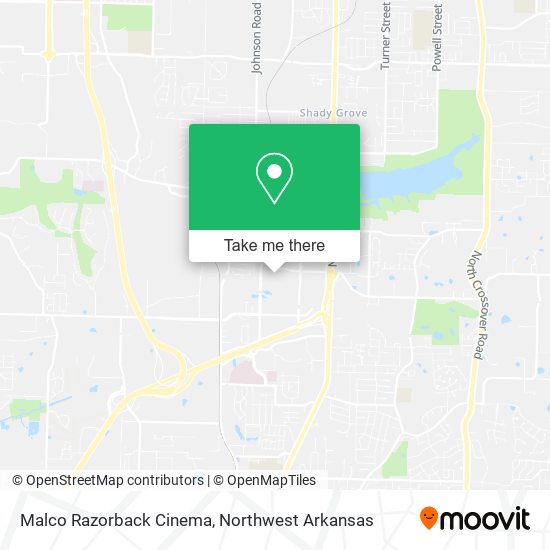 Mapa de Malco Razorback Cinema
