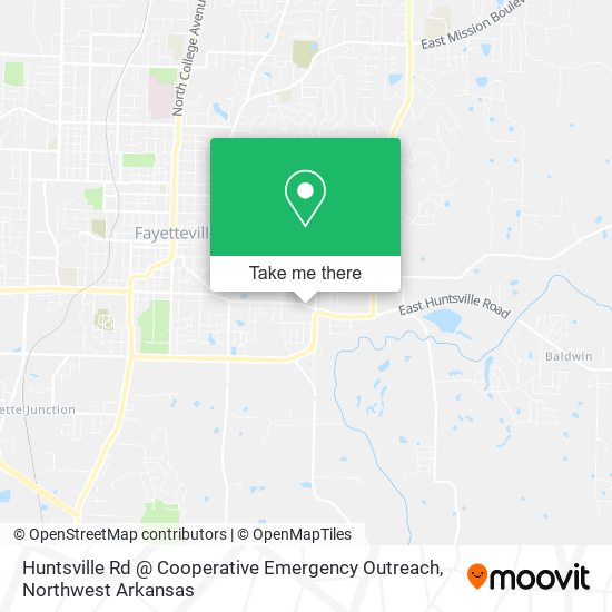 Mapa de Huntsville Rd @ Cooperative Emergency Outreach