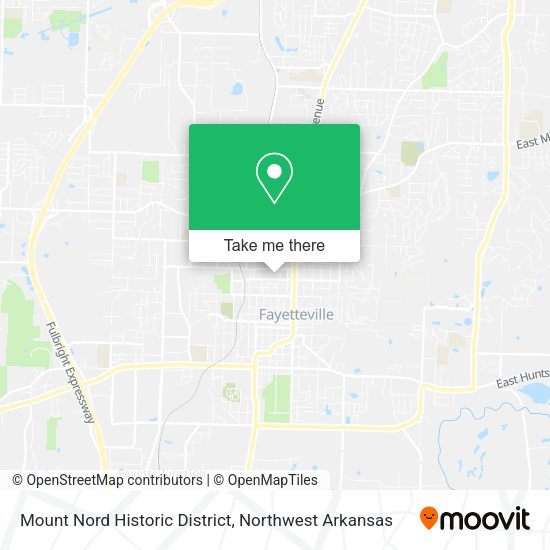 Mapa de Mount Nord Historic District