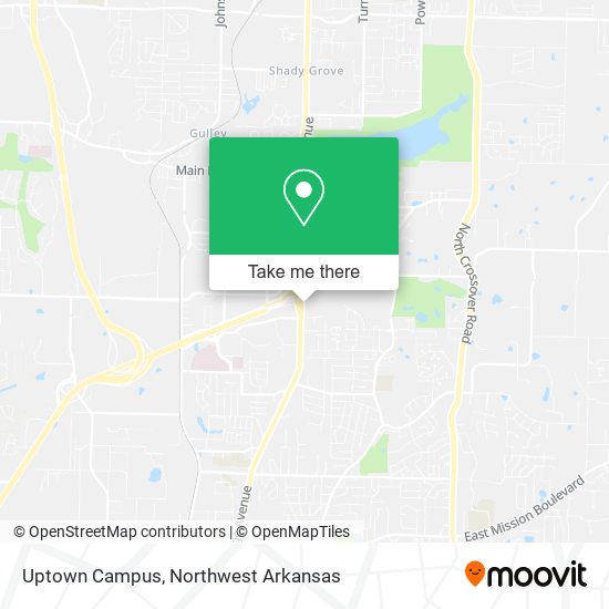 Mapa de Uptown Campus
