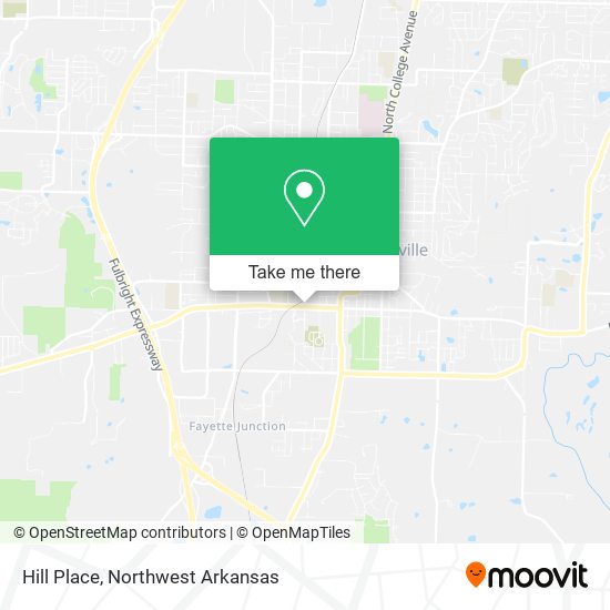Hill Place map