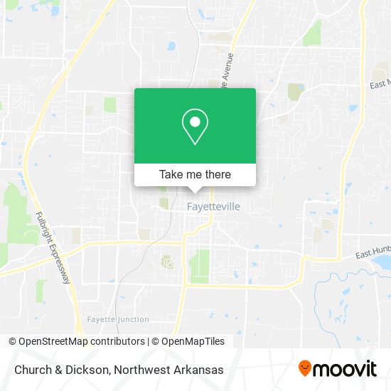 Church & Dickson map
