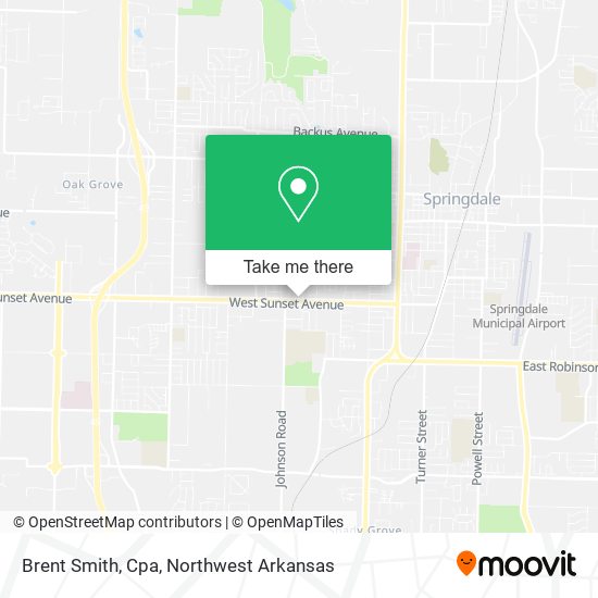 Brent Smith, Cpa map