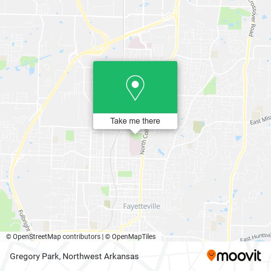 Mapa de Gregory Park