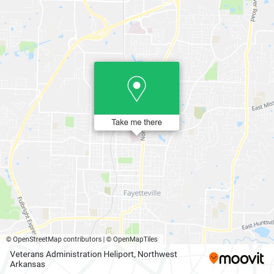 Veterans Administration Heliport map