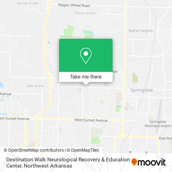 Destination Walk Neurological Recovery & Education Center map