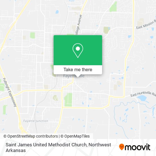 Saint James United Methodist Church map