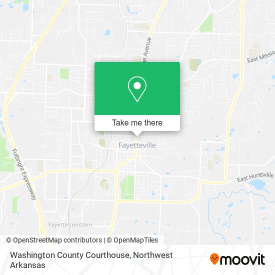 Washington County Courthouse map