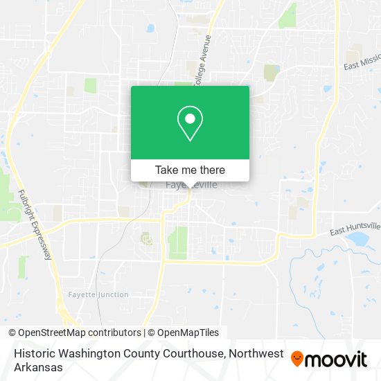 Historic Washington County Courthouse map
