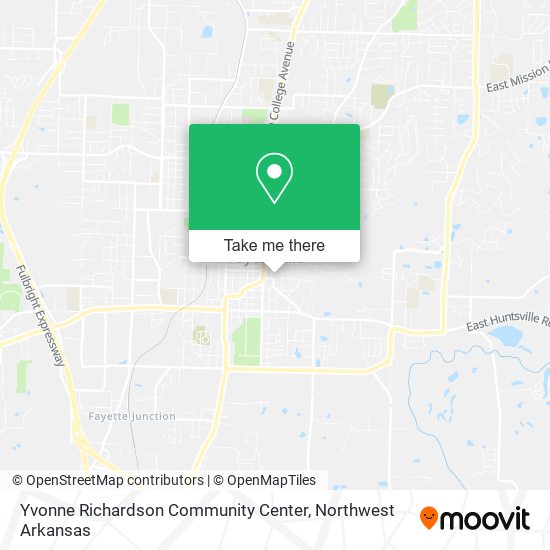 Yvonne Richardson Community Center map