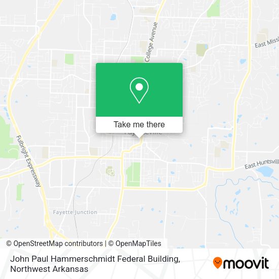 John Paul Hammerschmidt Federal Building map